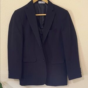 Geoffrey Beene Black Suit Sport Coat Jacket Blazer Boys Size 16
